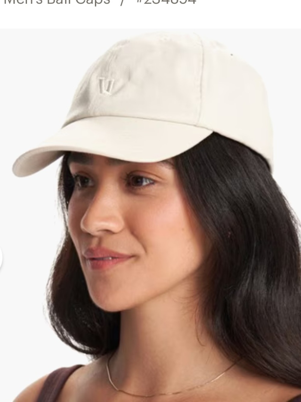 🧢VUORI adjustable Logo Dad Hat in Cotton